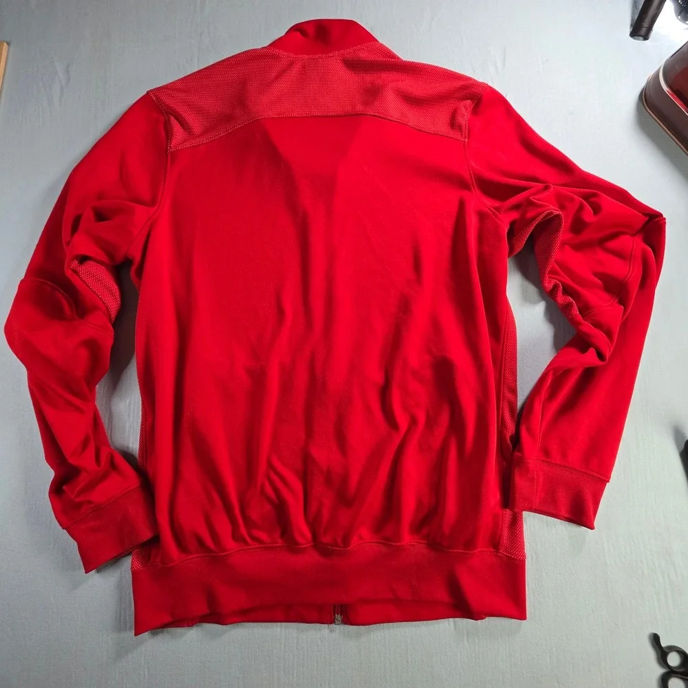 Jordan Mens Dri-FIT Full Zip Track Jacket Red Jumpman 696736-657 Size M
